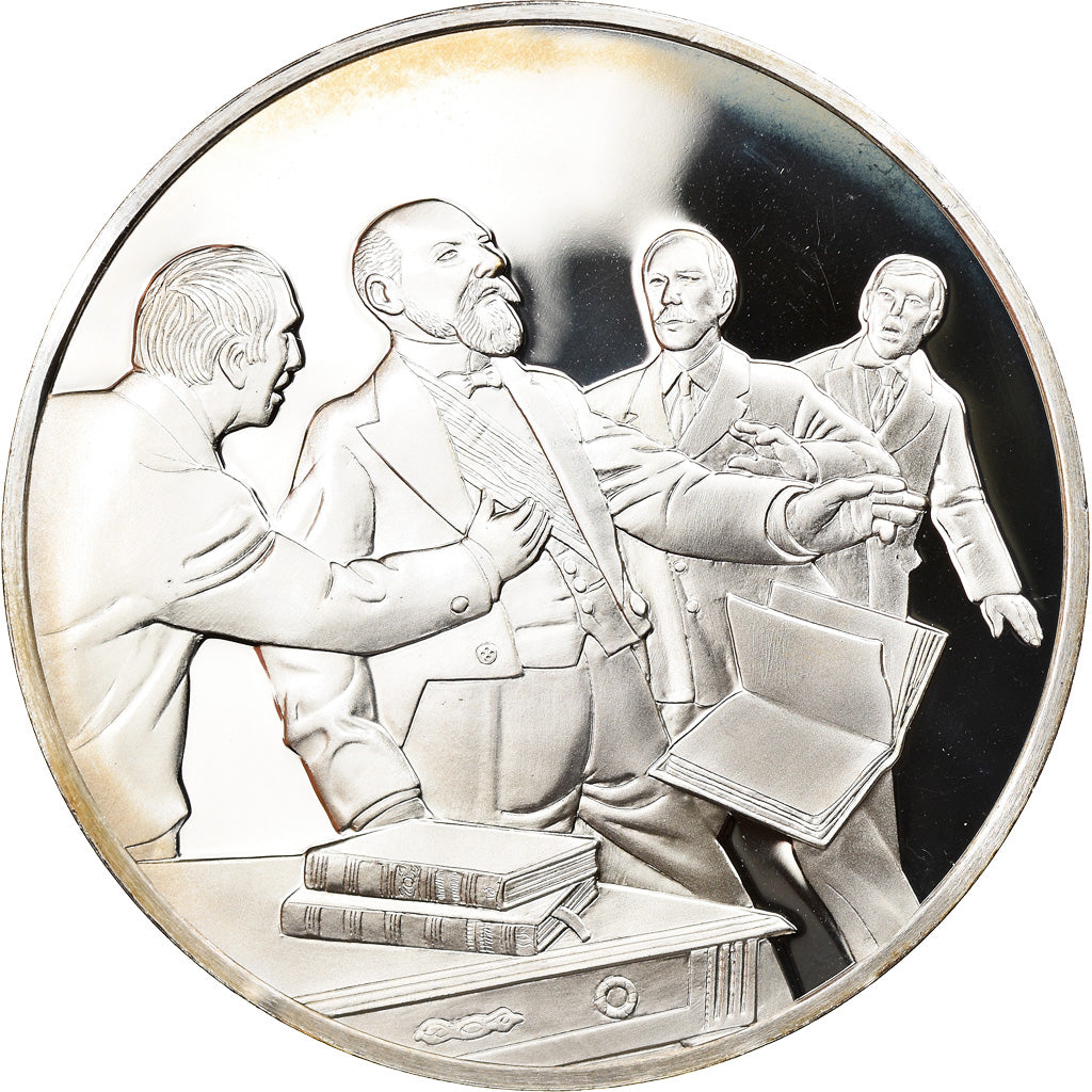 France, Medal, Les Présidents de la République, Paul Doumer, MS(65-70), Silver