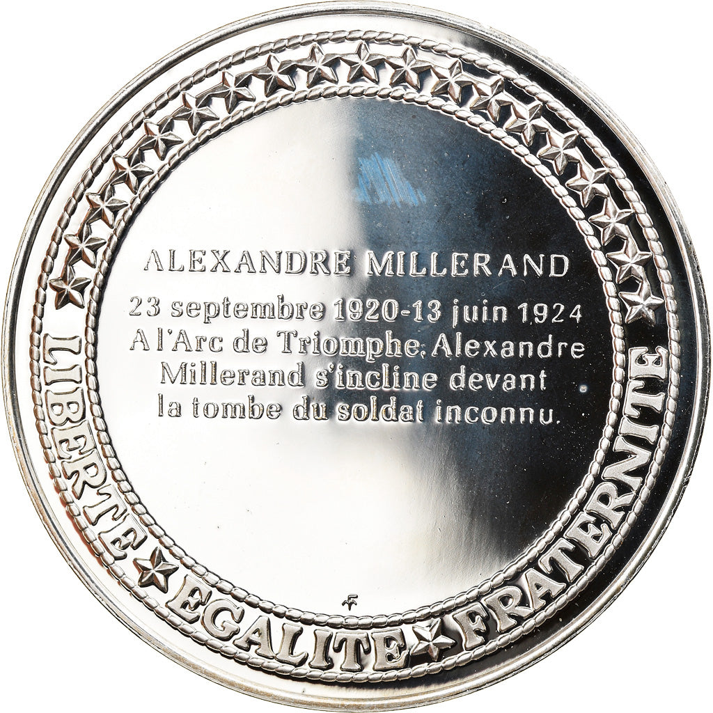 France, Médaille, Les Présidents de la République, Alexandre Millerand, FDC