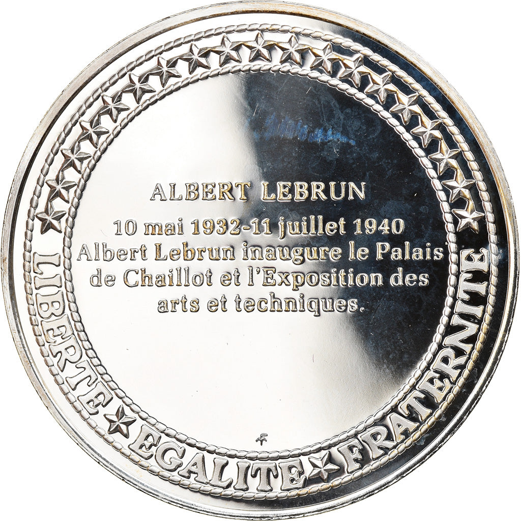 France, Medal, Les Présidents de la République, Albert Lebrun, MS(65-70)