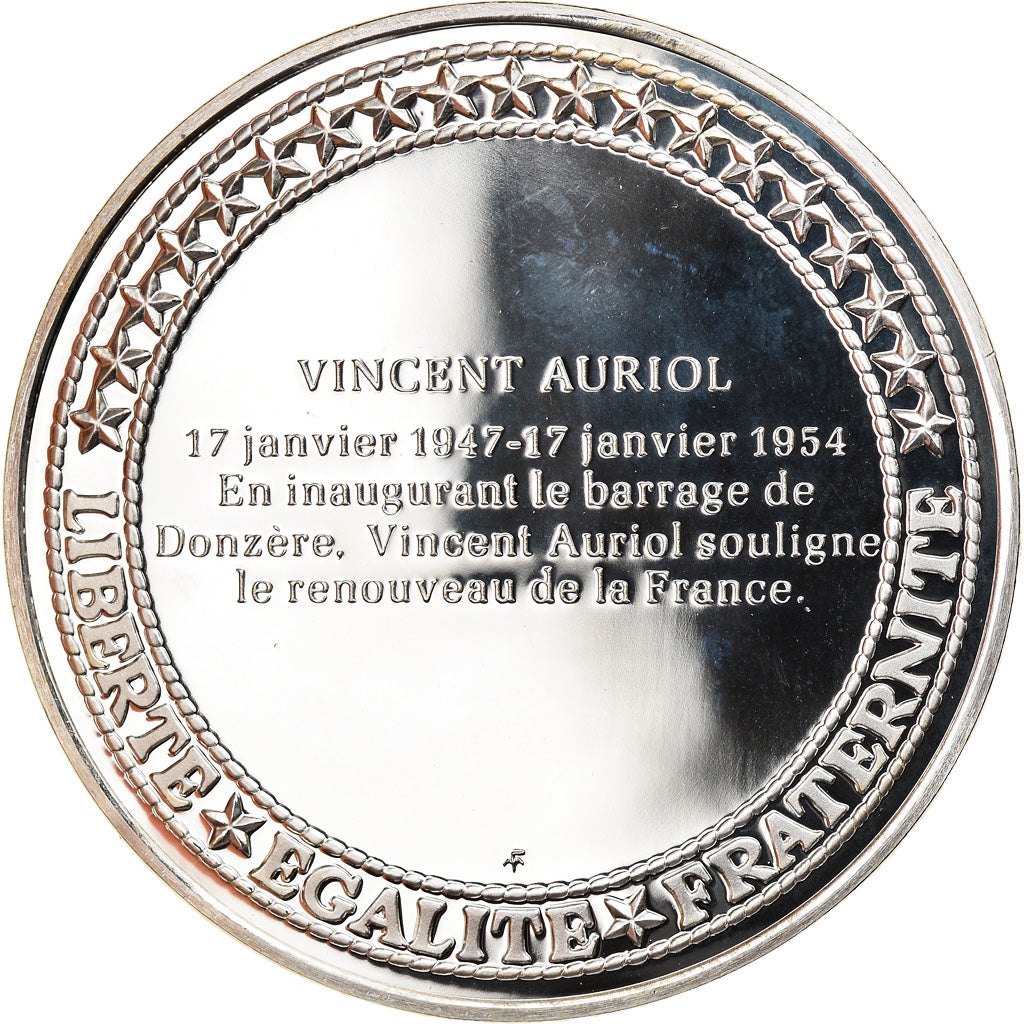France, Médaille, Les Présidents de la République, Vincent Auriol, FDC