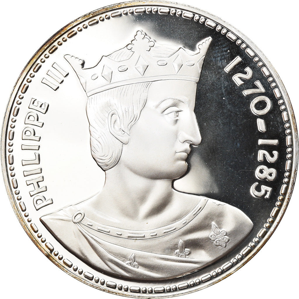 France, Medal, Philippe III 1270-1285, MS(65-70), Silver