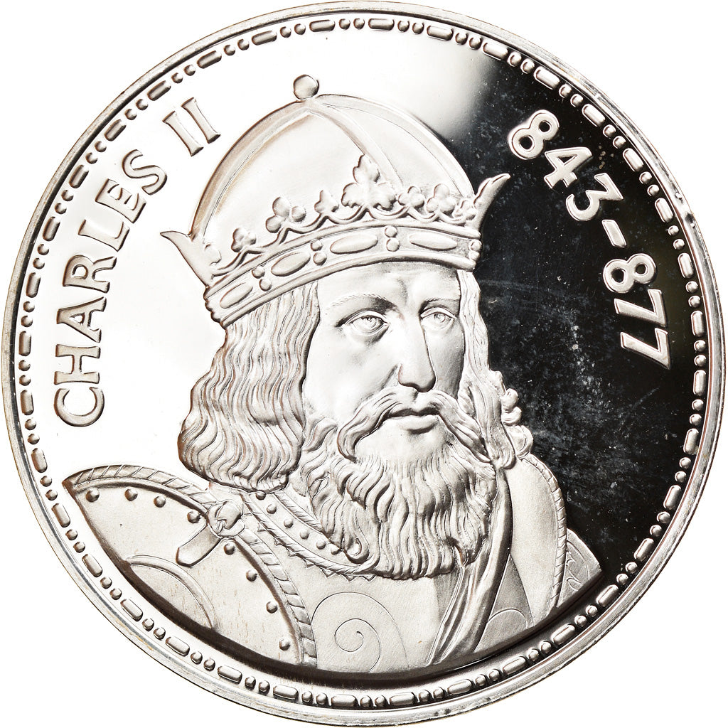 France, Medal, Charles II 843-877, MS(65-70), Silver