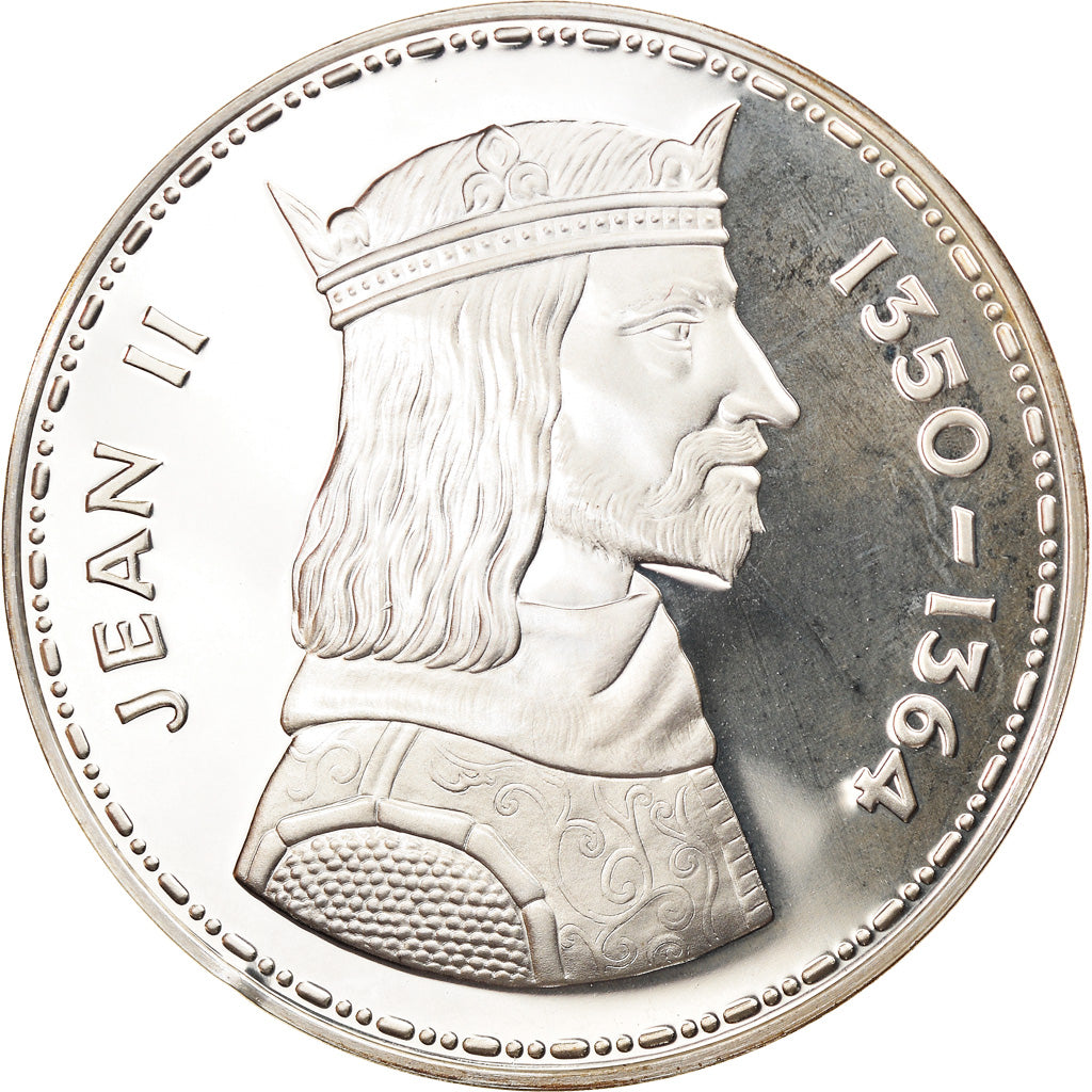 France, Medal, Jean II 1350-1364, MS(65-70), Silver