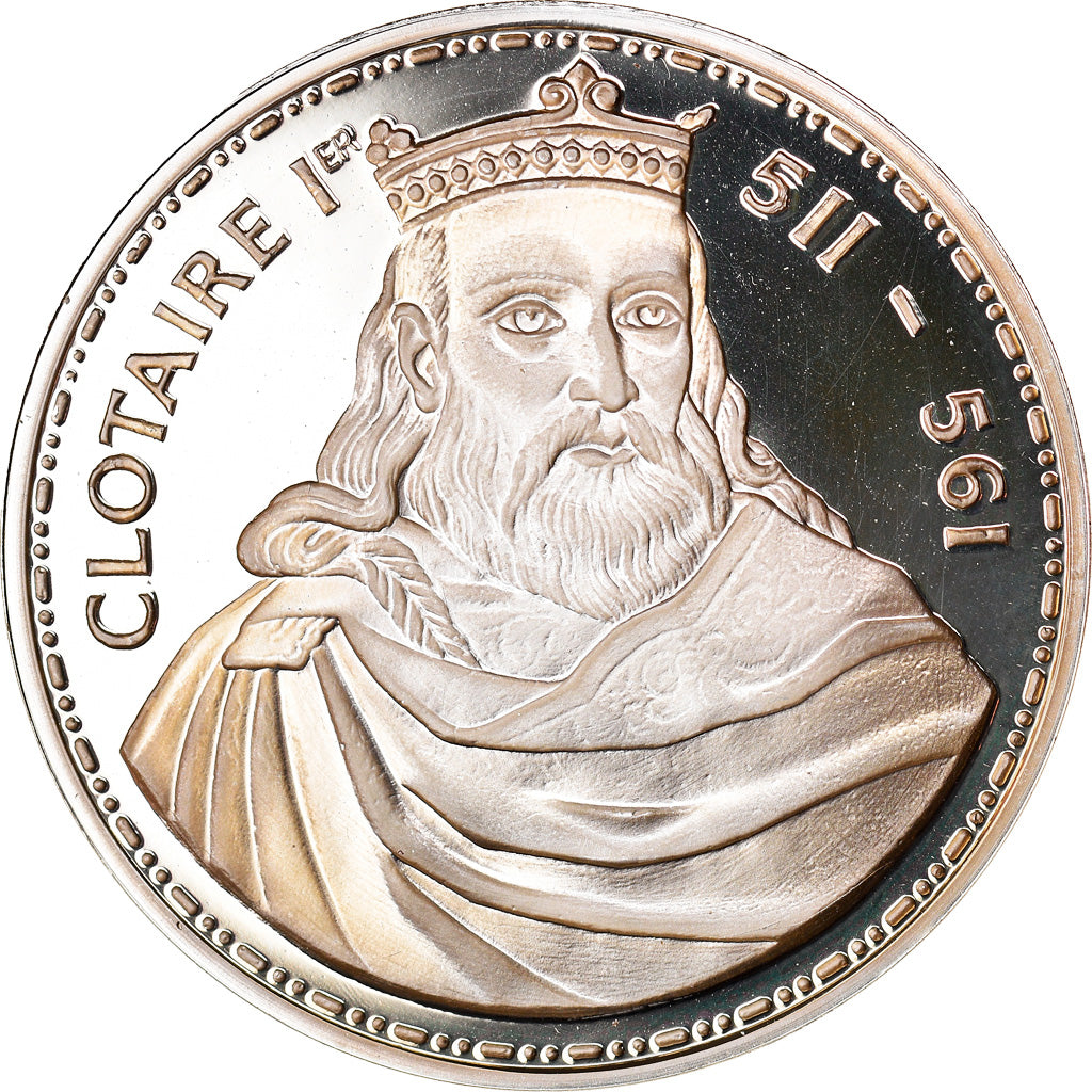 France, Medal, Clotaire Ier 511-561, AU(55-58), Silver