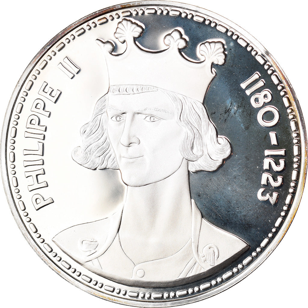 France, Medal, Philippe II, Philippe II 1180-1223, MS(65-70), Silver