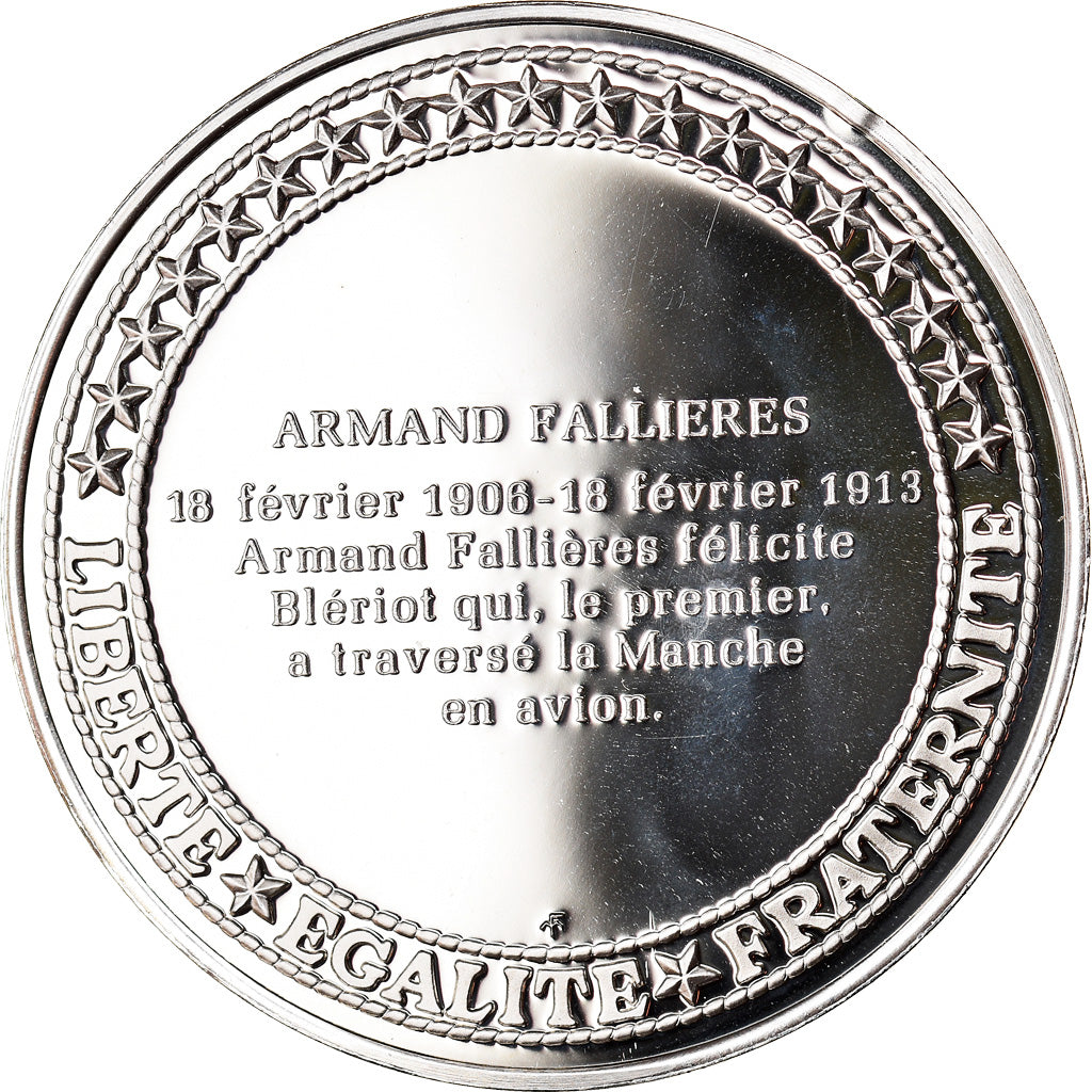 France, Medal, Les Présidents de la République, Armand Fallières, MS(65-70)