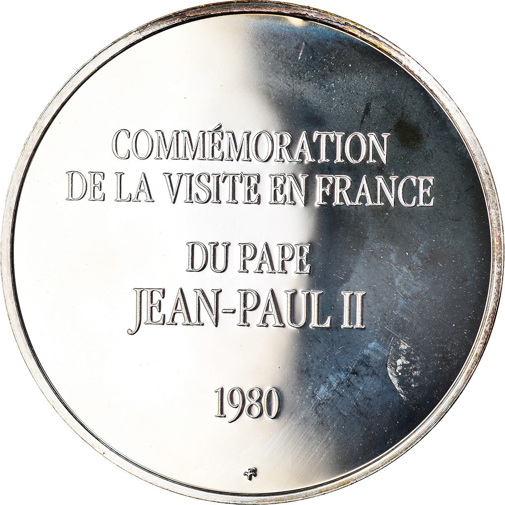 Frankrijk, Medaille, Commémoration de la visite en France du pape Jean-Paul II
