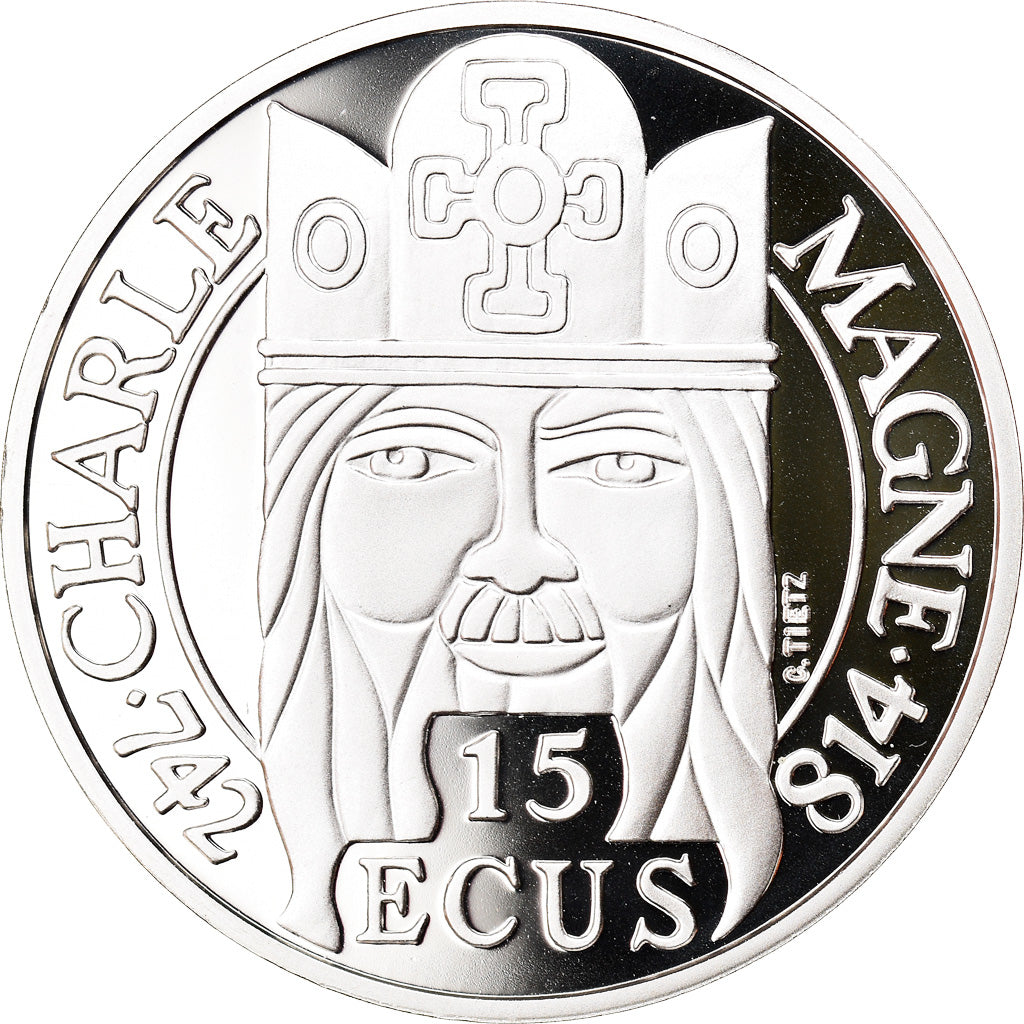 Coin, France, 100 Francs-15 Ecus, 1990, Paris, MS(65-70), Silver, KM:989