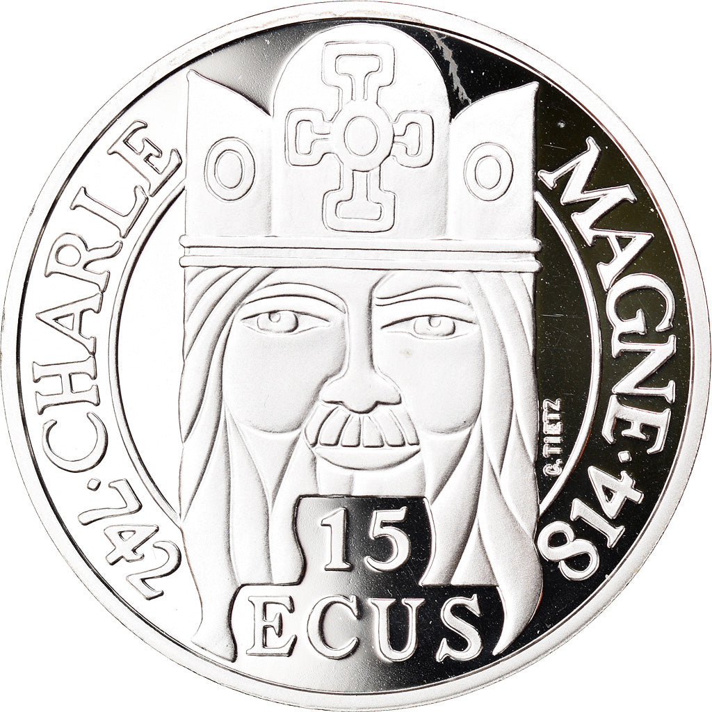 Coin, France, 100 Francs-15 Ecus, 1990, Paris, MS(65-70), Silver, KM:989