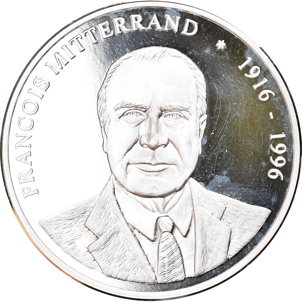 France, Médaille, François Mitterand, Politics, Society, War, FDC, Argent