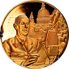 France, Medal, L'appel, 18 juin 1940, Politics, Society, War, MS(63), Vermeil
