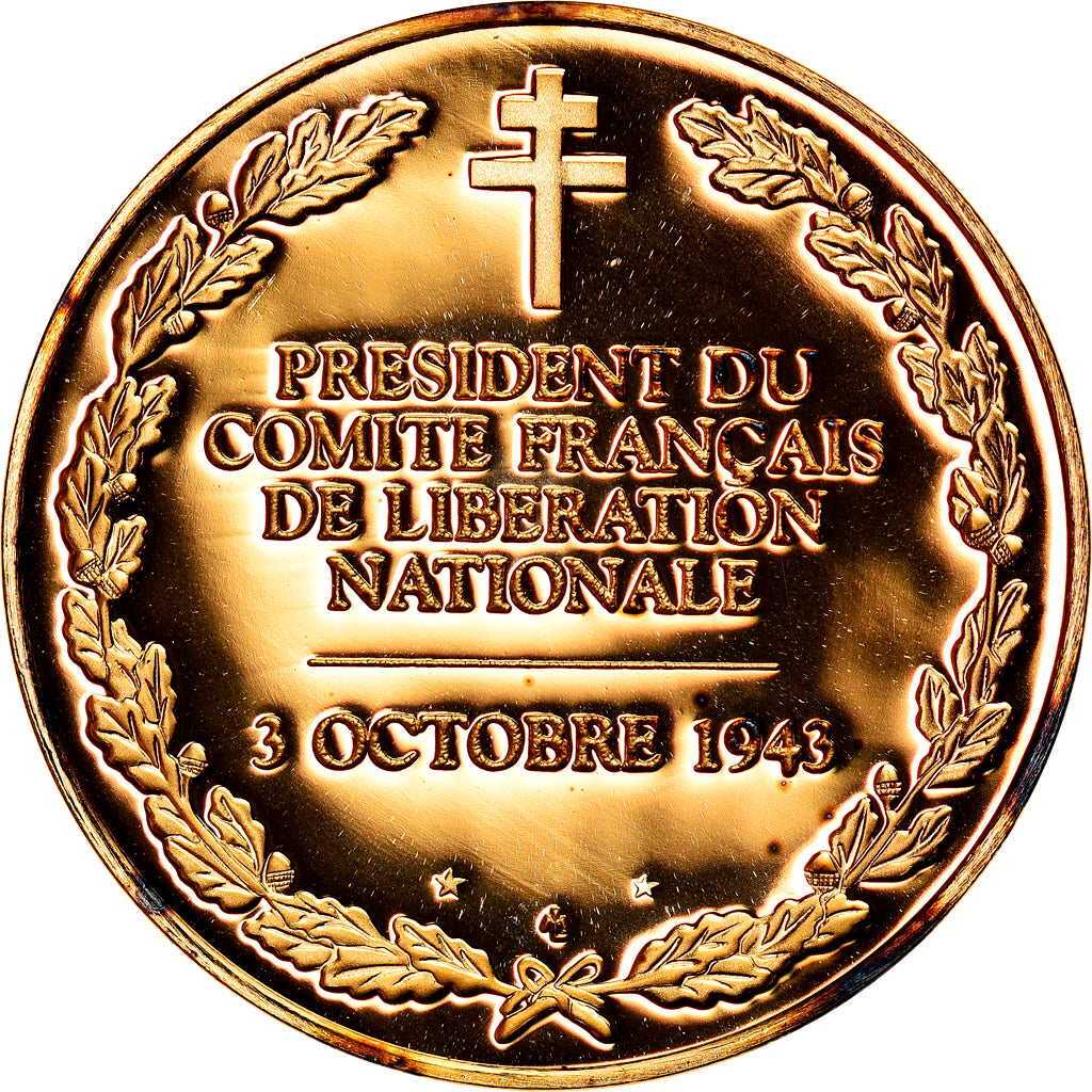 France, Medal, Président du comité Français de Liberation Nationale, 3