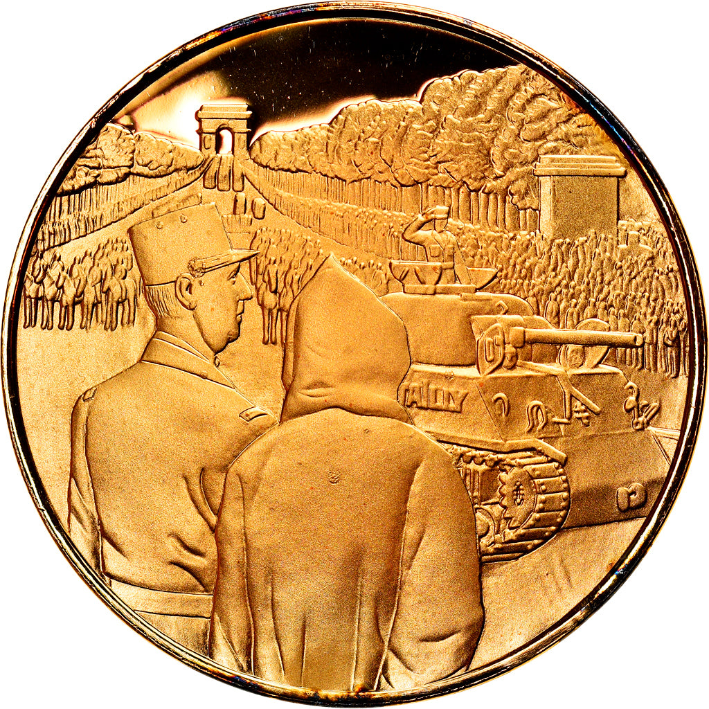 France, Médaille, La Victoire, Défilé du 18 juin 1945, Politics, Society