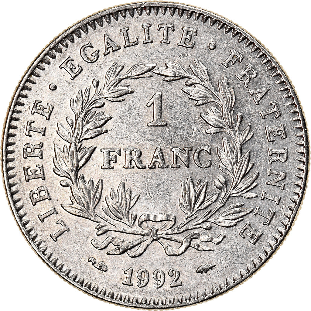 Monnaie, France, République, Franc, 1992, Paris, SPL, Nickel, Gadoury:478