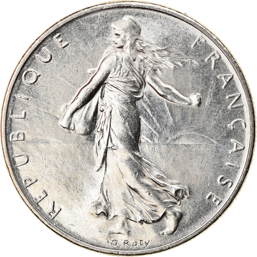 Moeda, França, Semeuse, Franc, 1999, Paris, MS(60-62), Níquel, KM:925.1
