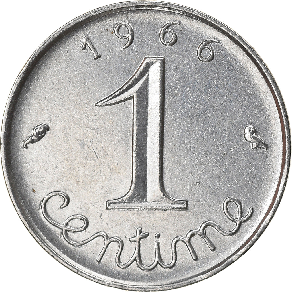 Monnaie, France, Épi, Centime, 1966, Paris, SPL, Stainless Steel, KM:928