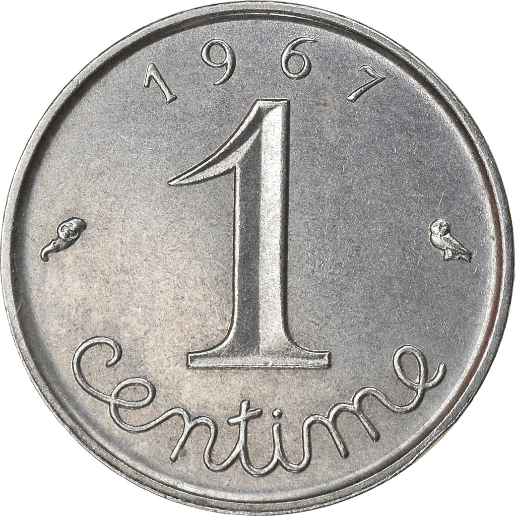 Moneta, Francia, Épi, Centime, 1967, Paris, SPL, Acciaio inossidabile, KM:928