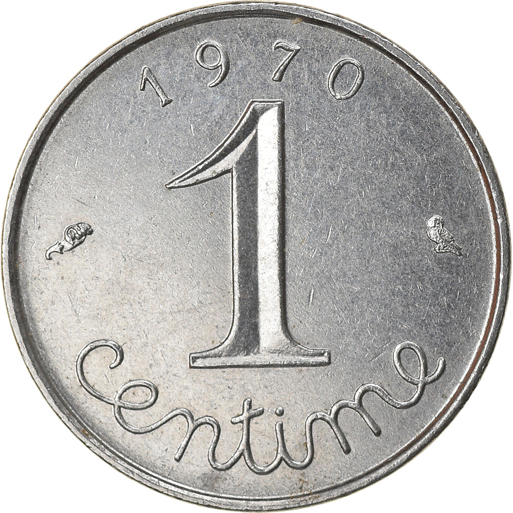 Monnaie, France, Épi, Centime, 1970, Paris, SUP, Stainless Steel, Gadoury:91
