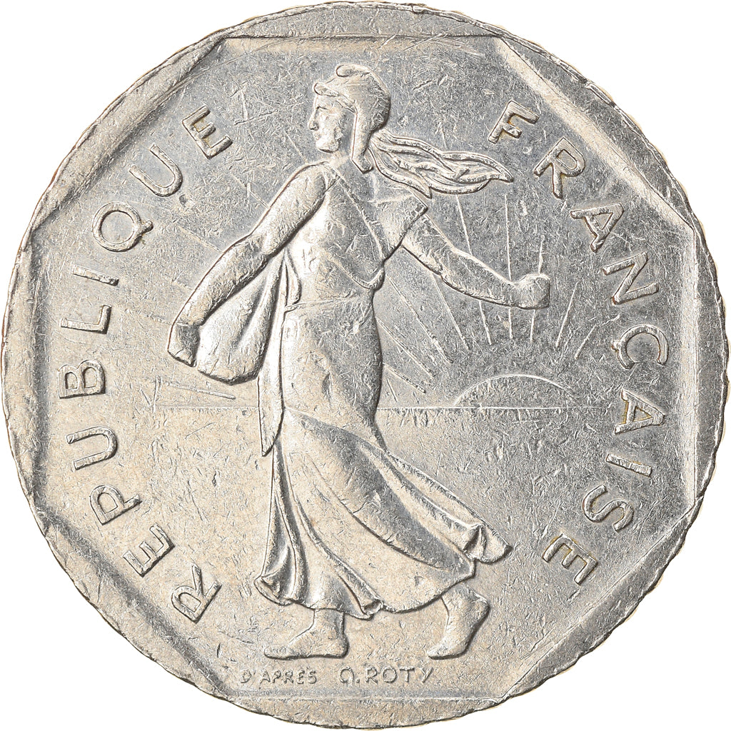 Münze, Frankreich, Semeuse, 2 Francs, 1997, Paris, SS+, Nickel, KM:942.2