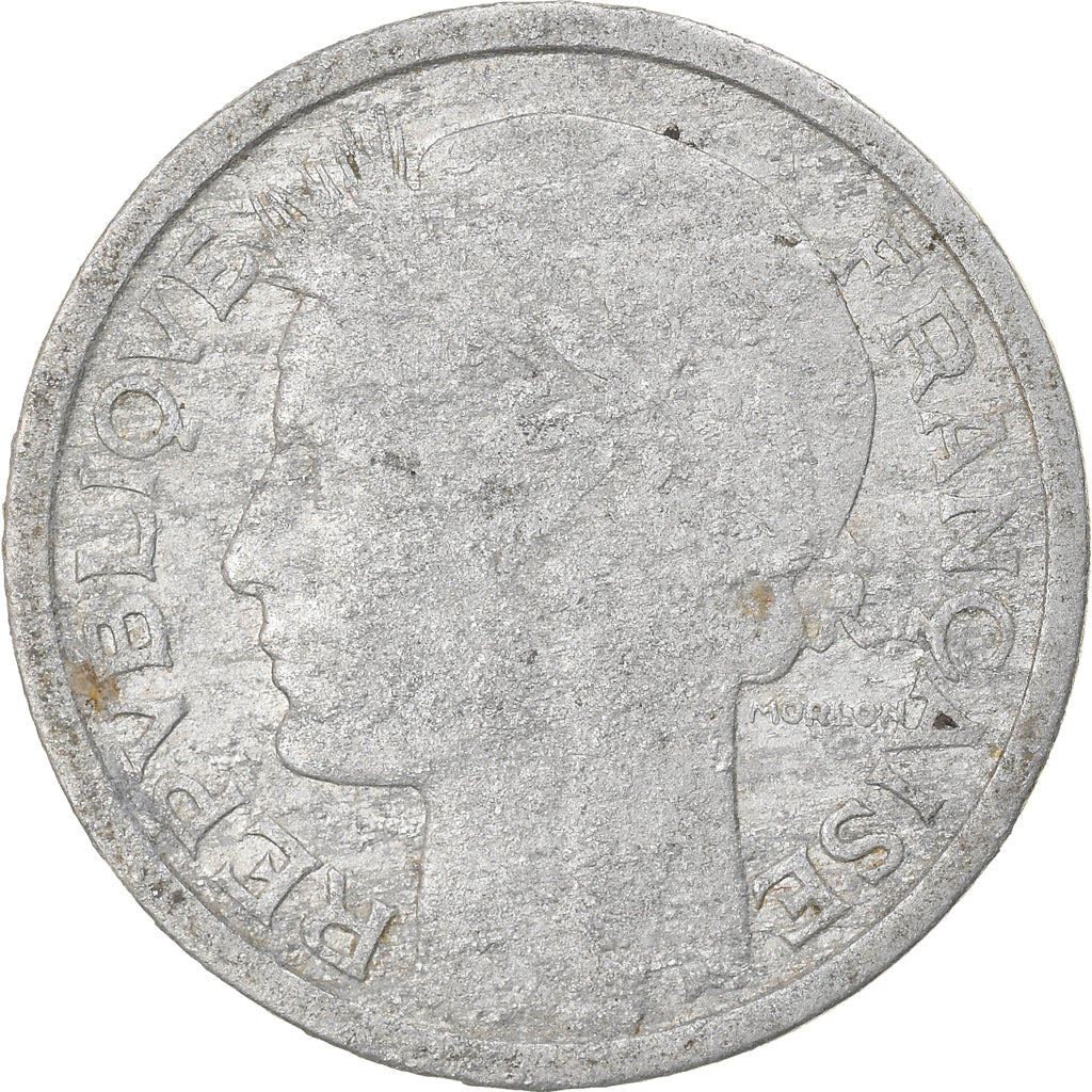 Monnaie, France, Morlon, Franc, 1945, B+, Aluminium, Gadoury:473a, KM:885a.1