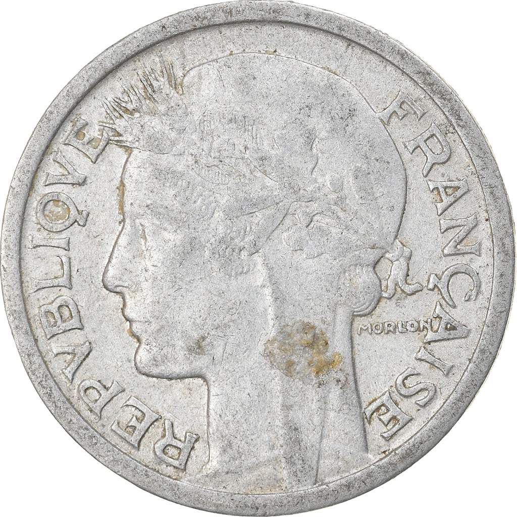 Coin, France, Morlon, Franc, 1945, Castelsarrasin, VF(30-35), Aluminum