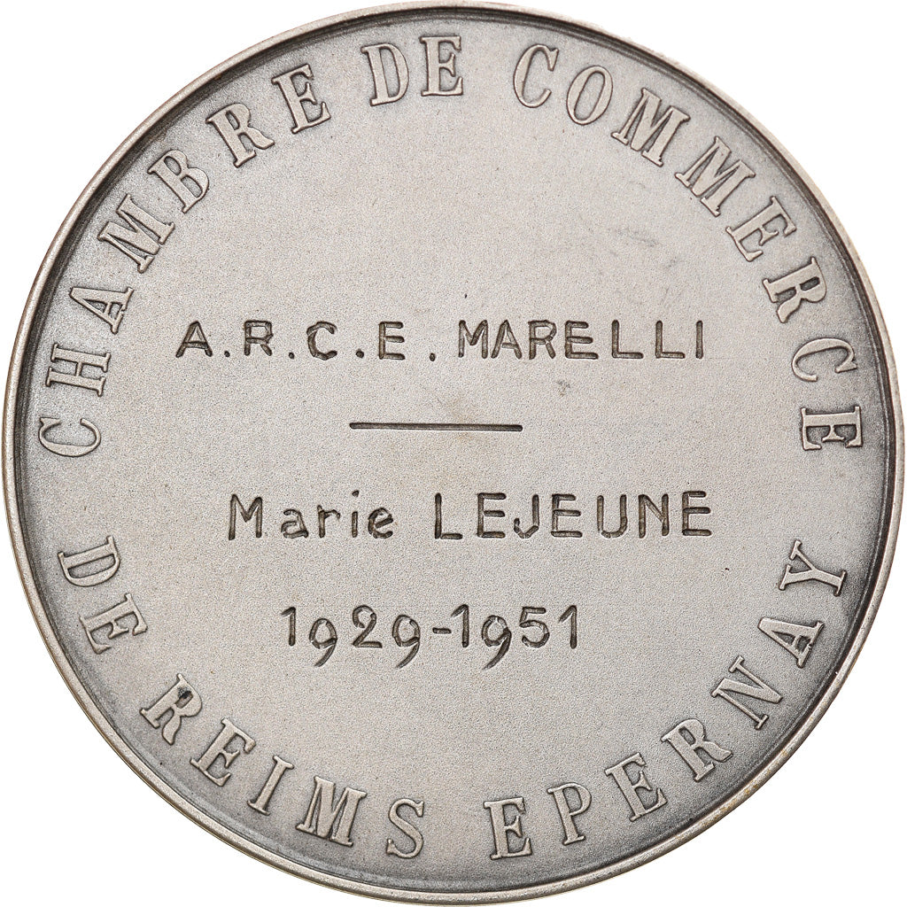 France, Medal, Colbert, Chambre de Commerce de Reims, 1951, Depaulis, MS(60-62)