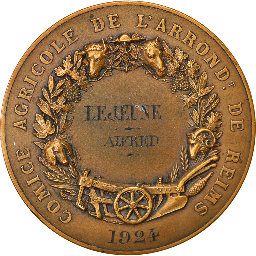 França, Medal, Terceira República Francesa, Indústria e comércio, 1924
