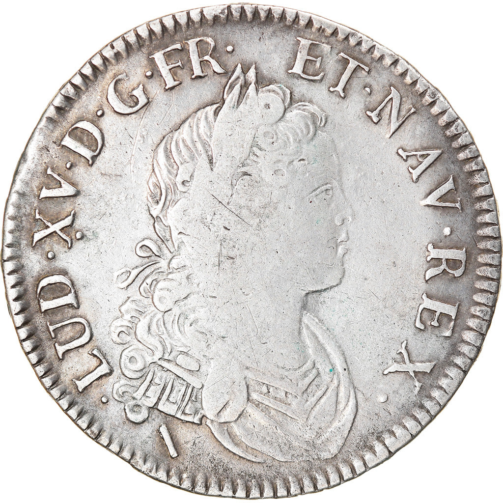 Coin, France, Louis XV, 1/2 Écu de France-Navarre, 1/2 ECU, 44 Sols, 1719