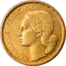 Moneda, Francia, Guiraud, 10 Francs, 1951, Paris, MBC+, Aluminio - bronce