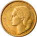 Moneda, Francia, Guiraud, 10 Francs, 1951, Paris, MBC+, Aluminio - bronce