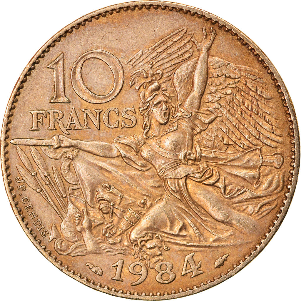 Monnaie, France, François Rude, 10 Francs, 1984, TTB+, Nickel-Bronze