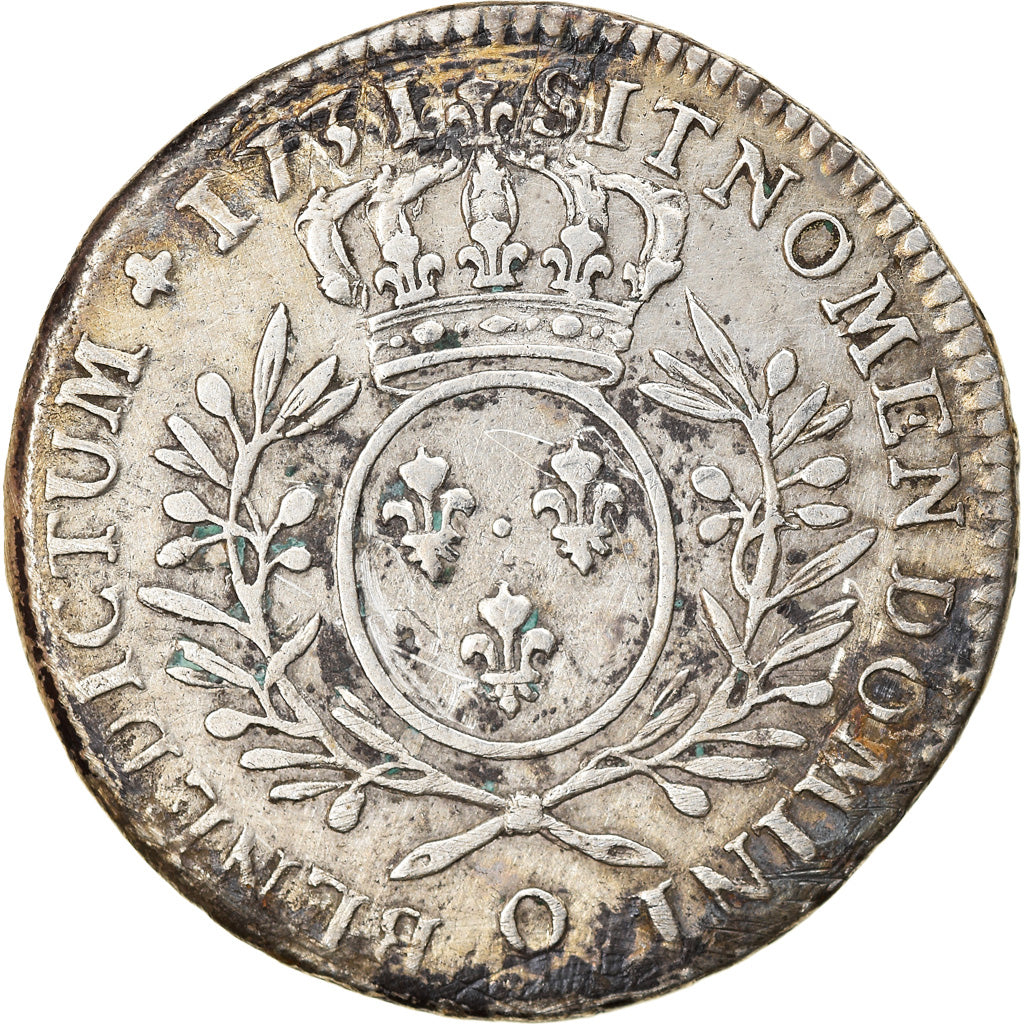 Coin, France, Louis XV, 1/2 Écu aux branches d'olivier, 1/2 ECU, 44 Sols, 1731