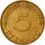 Moneta, Niemcy - RFN, 5 Pfennig, 1971, Stuttgart, EF(40-45), Mosiądz powlekany