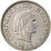 Coin, Switzerland, 10 Rappen, 1955, Bern, VF(30-35), Copper-nickel, KM:27