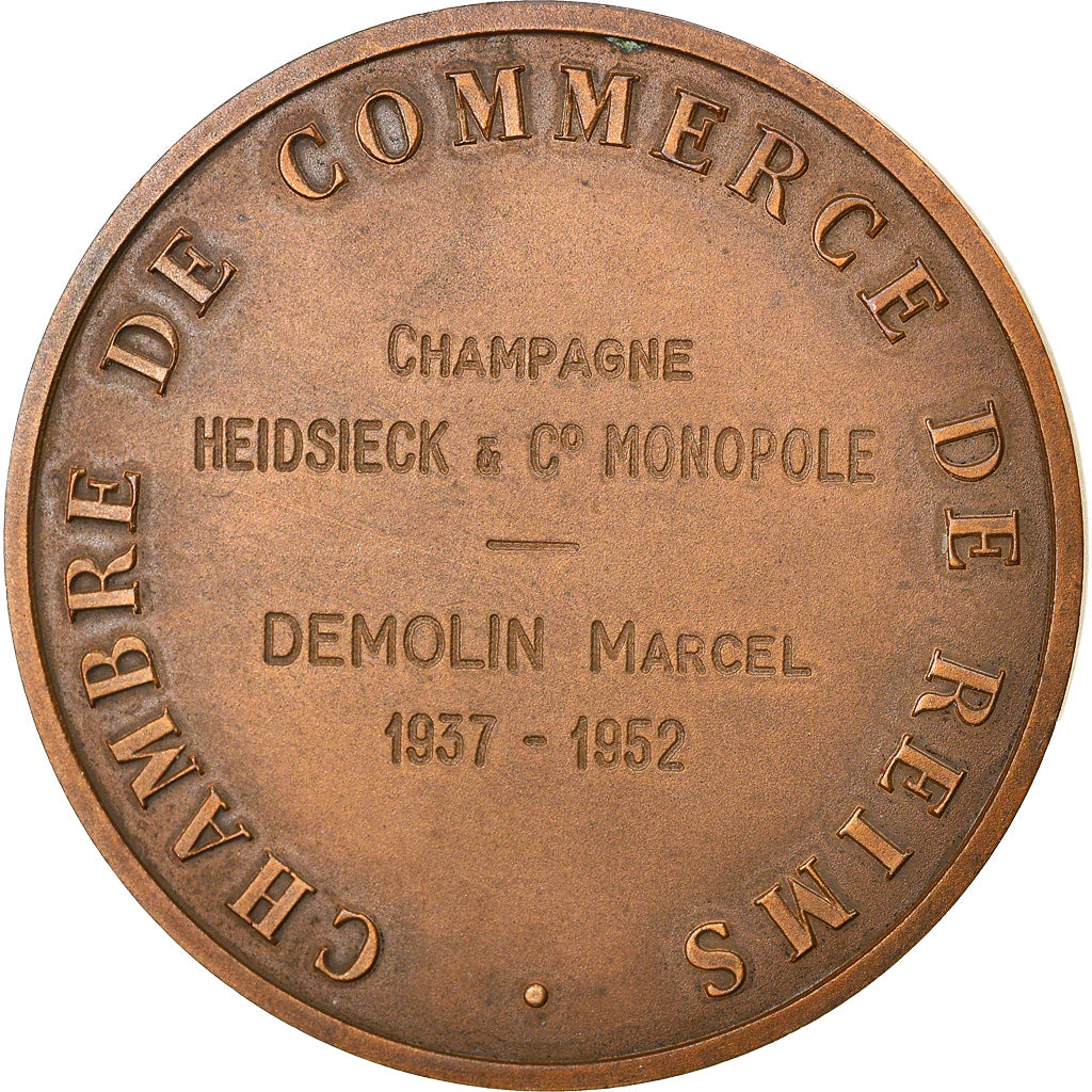 Francia, medaglia, Colbert, Chambre de Commerce de Reims, 1952, Depaulis, SPL