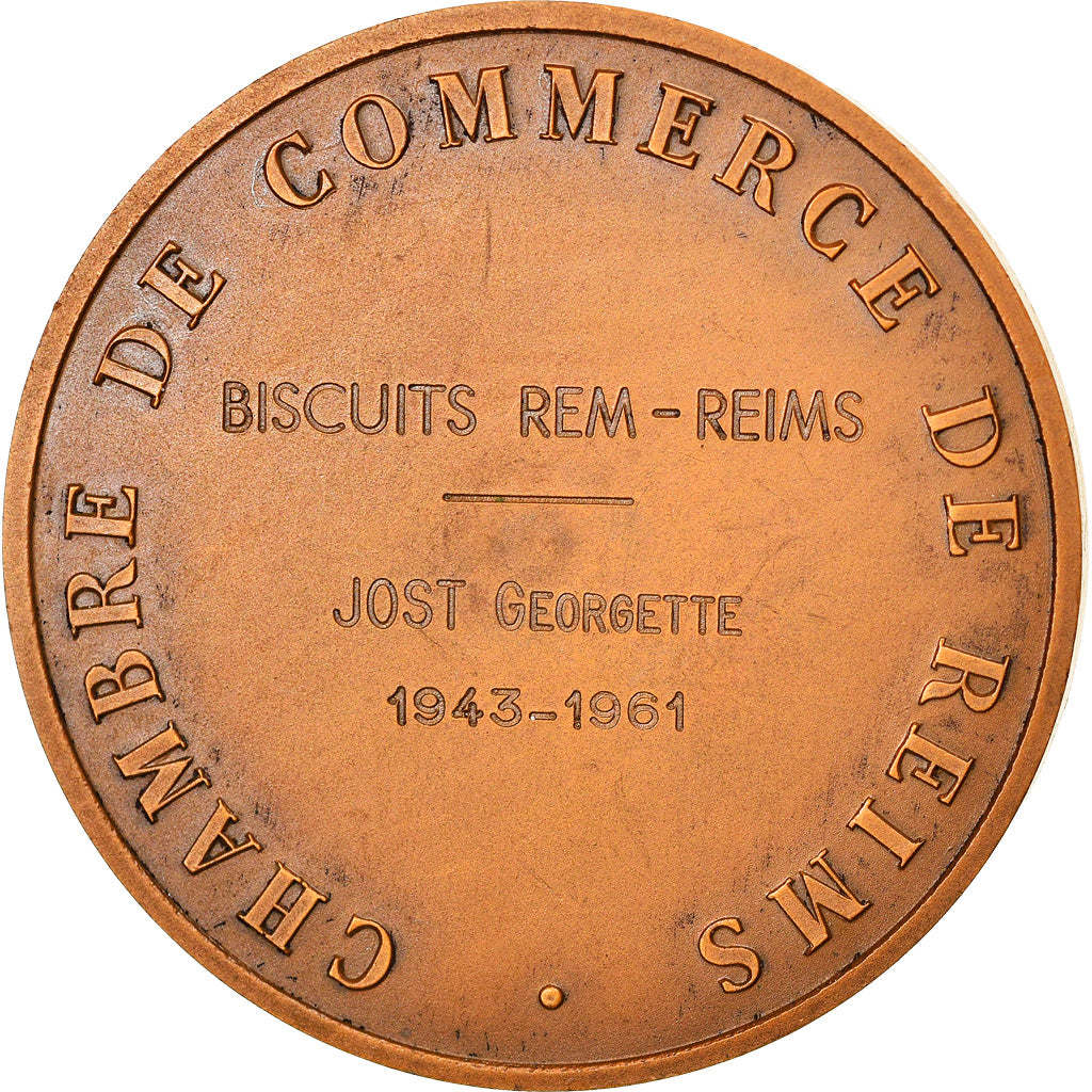 Frankreich, Medaille, Colbert, Chambre de Commerce de Reims, 1961, Depaulis