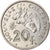 Moneta, Nowa Kaledonia, 20 Francs, 1970, Paris, AU(50-53), Nikiel, KM:6