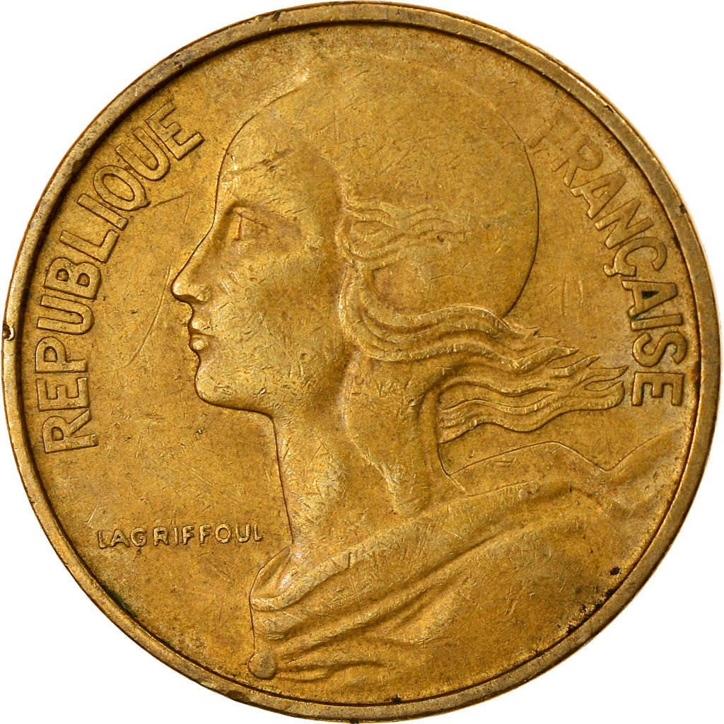 Münze, Frankreich, Marianne, 10 Centimes, 1972, Paris, SS, Aluminum-Bronze