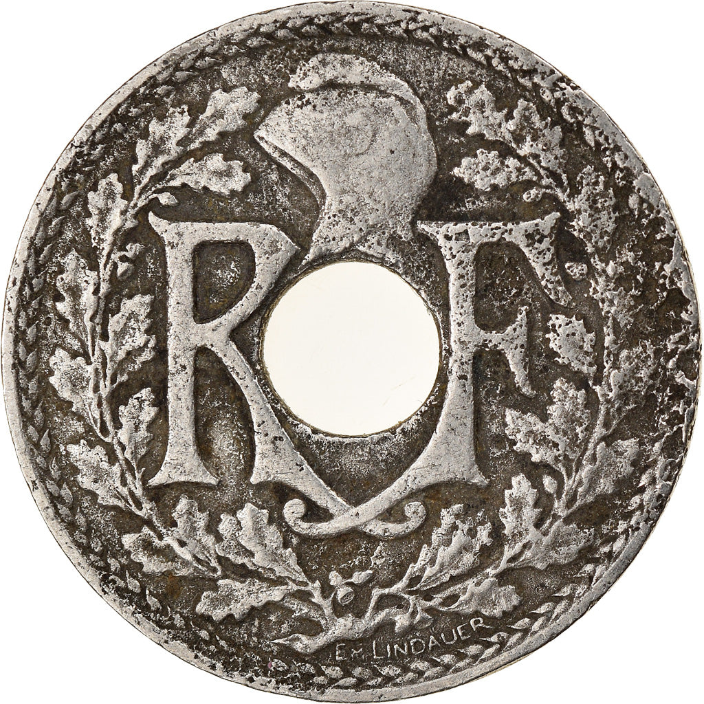 Coin, France, Lindauer, 25 Centimes, 1914, VF(20-25), Nickel, KM:867