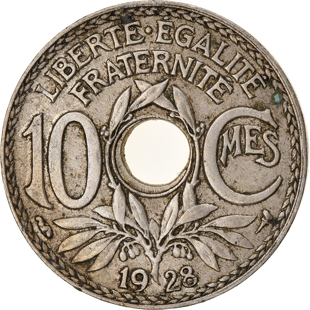 Coin, France, Lindauer, 10 Centimes, 1928, Paris, EF(40-45), Copper-nickel