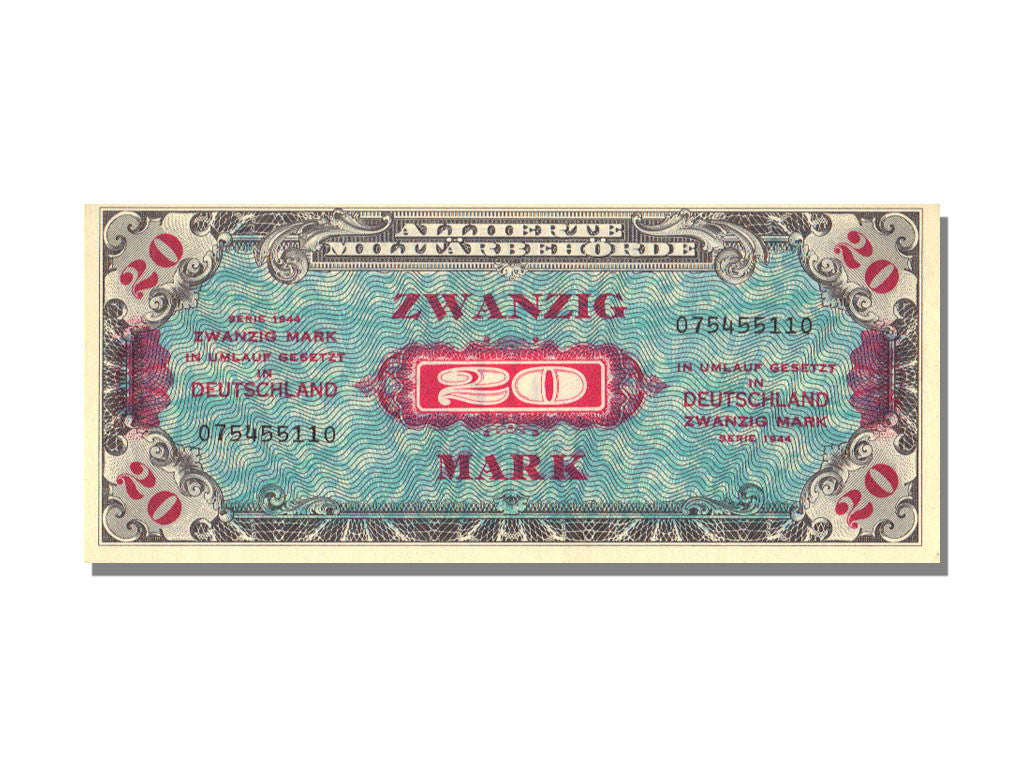 Banconote, Germania, 20 Mark, 1944, FDS