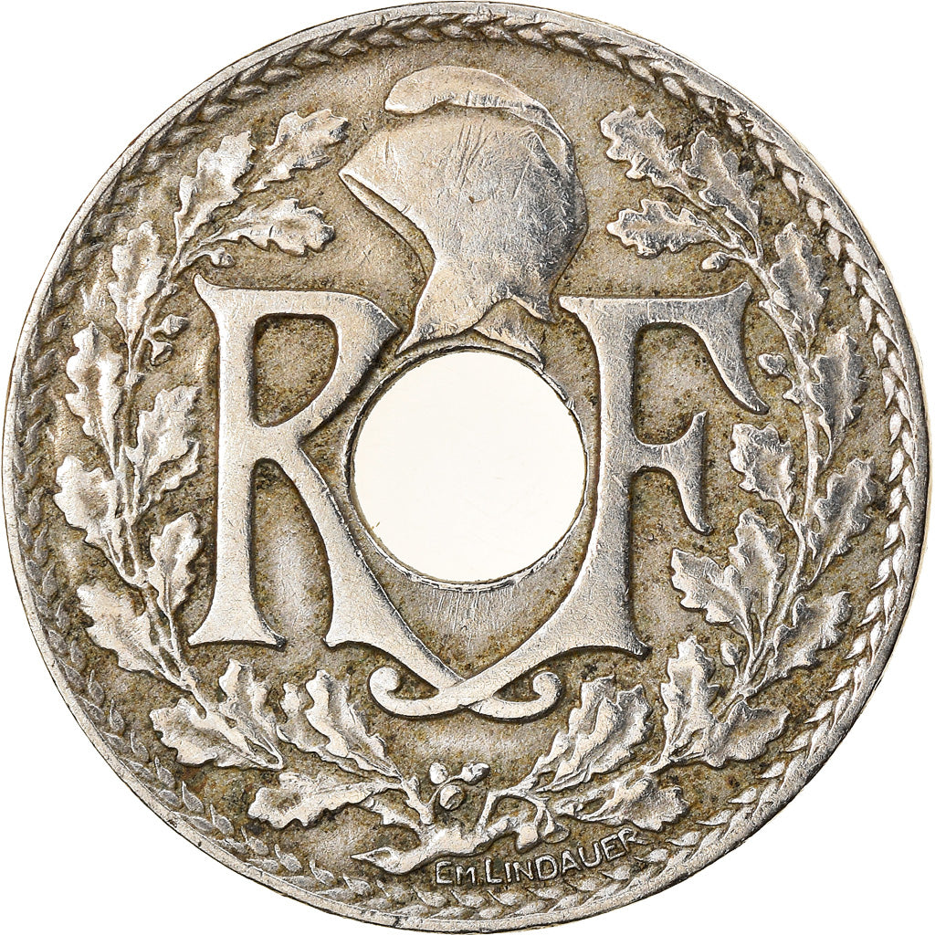 Coin, France, Lindauer, 25 Centimes, 1925, EF(40-45), Copper-nickel, KM:867a