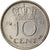 Moneda, Países Bajos, Juliana, 10 Cents, 1951, EBC, Níquel, KM:182