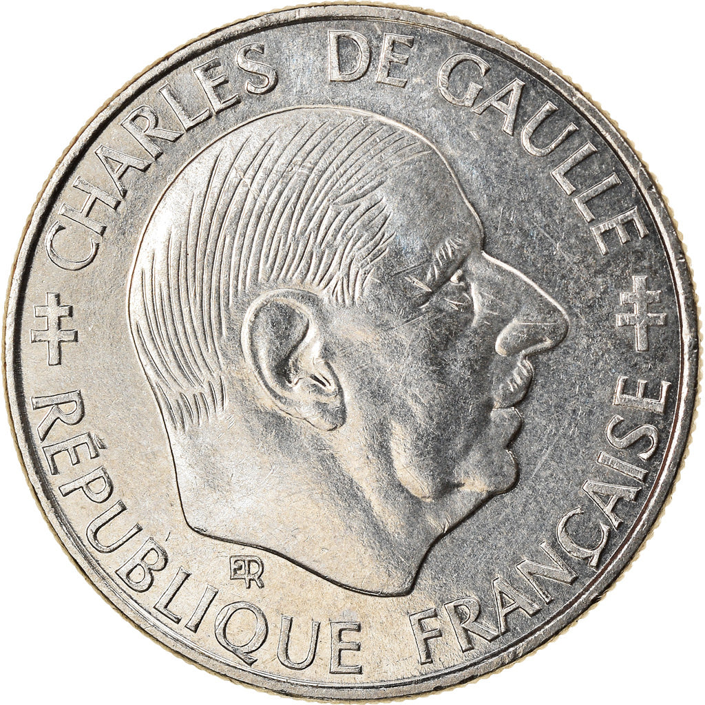 Moneda, Francia, Charles de Gaulle, Franc, 1988, Paris, SC, Níquel, KM:963