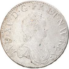 Coin, France, Louis XV, Écu Vertugadin, Ecu, 1716, Reims, EF(40-45), Silver