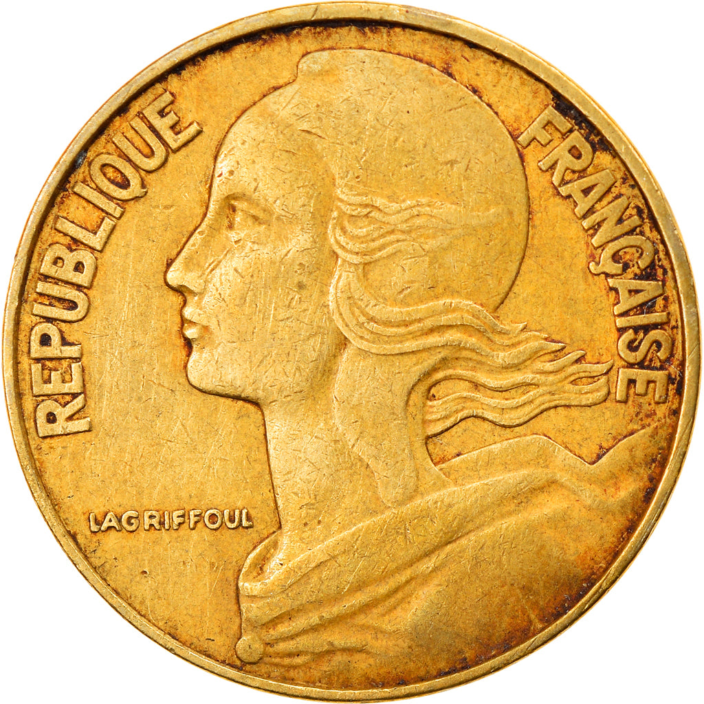 Coin, France, Marianne, 20 Centimes, 1968, Paris, VF(30-35), Aluminum-Bronze