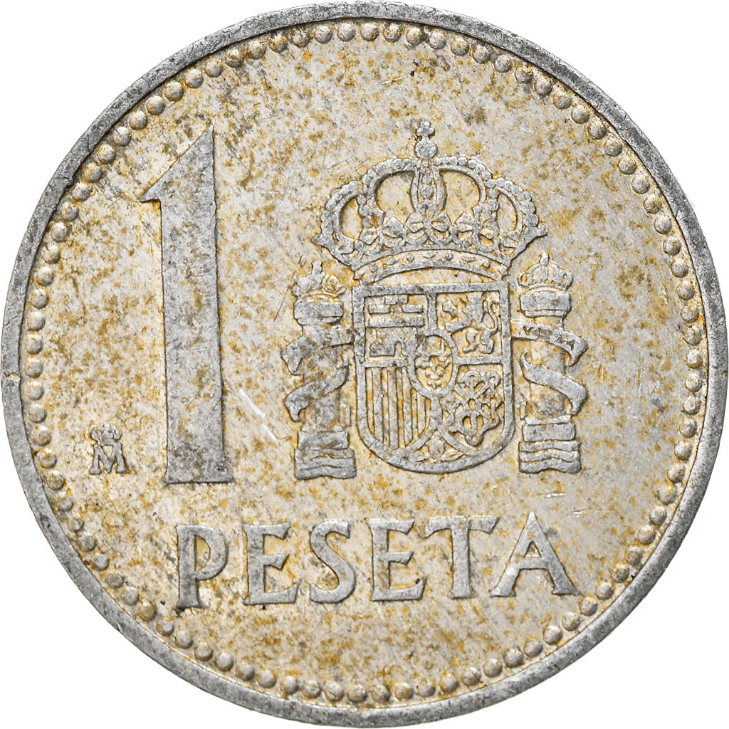 Münze, Spanien, Juan Carlos I, Peseta, 1983, S, Aluminium, KM:821