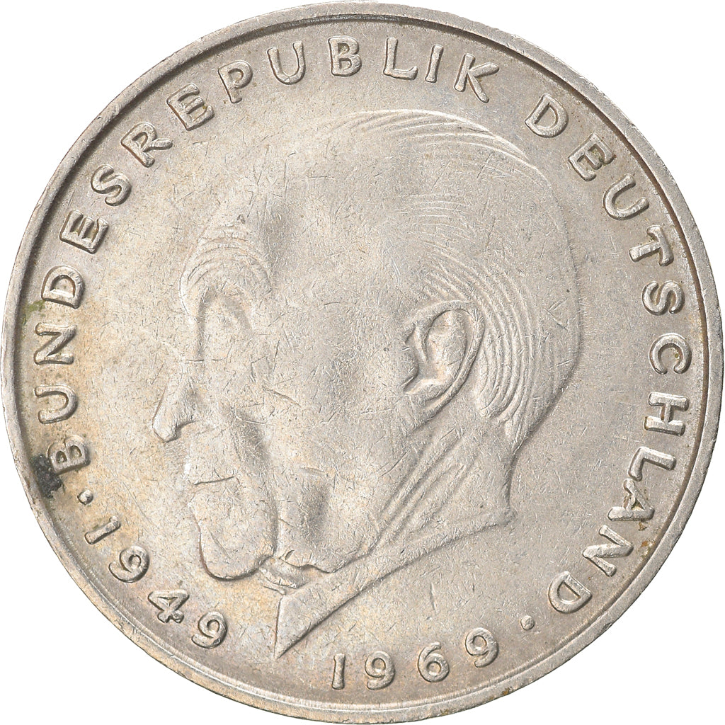 Coin, GERMANY - FEDERAL REPUBLIC, 2 Mark, 1971, Munich, VF(30-35), Copper-Nickel