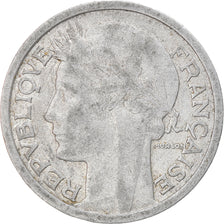 Moneda, Francia, Morlon, Franc, 1947, BC+, Aluminio, KM:885a.1, Gadoury:538b