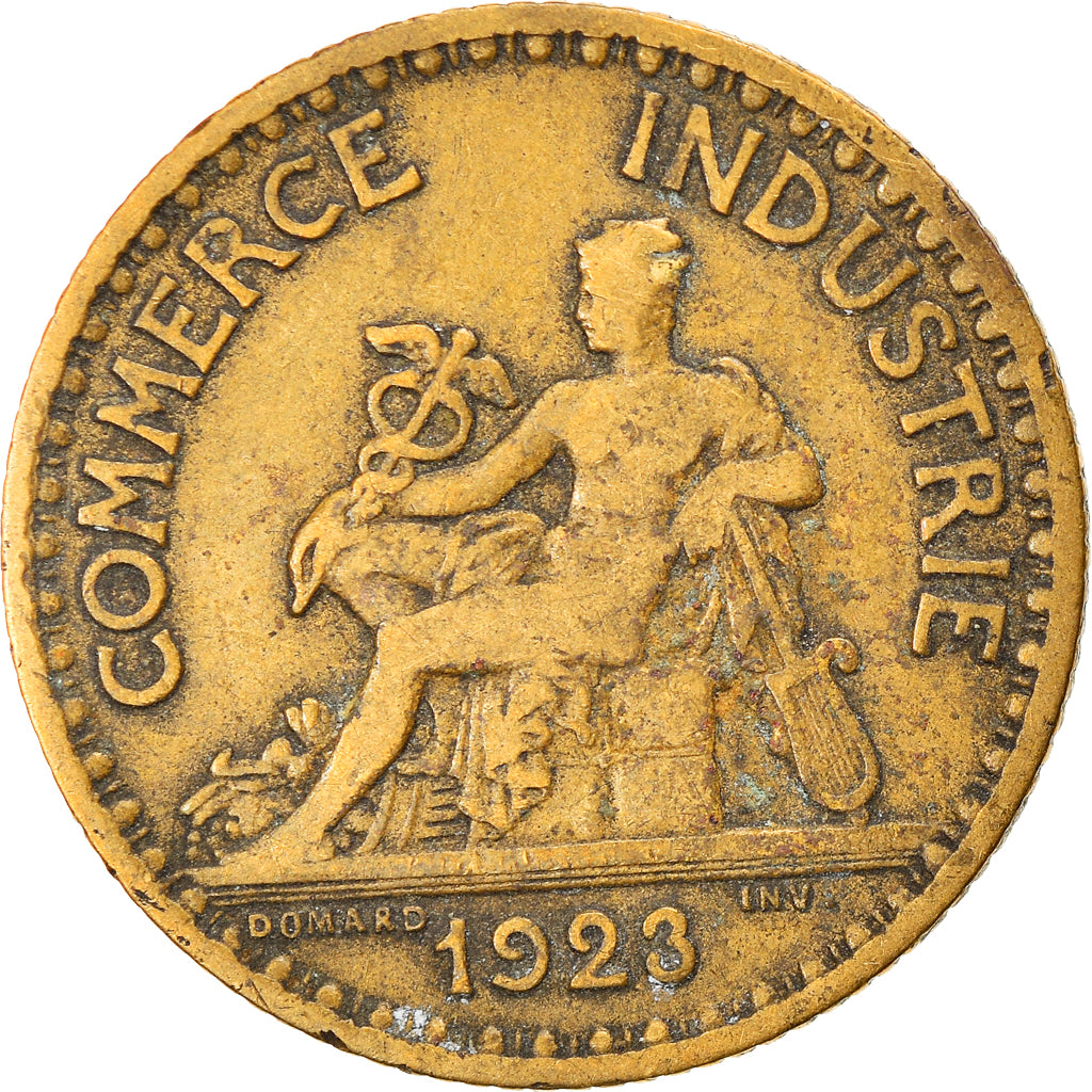 Coin, France, Chambre de commerce, Franc, 1923, Paris, VF(20-25)